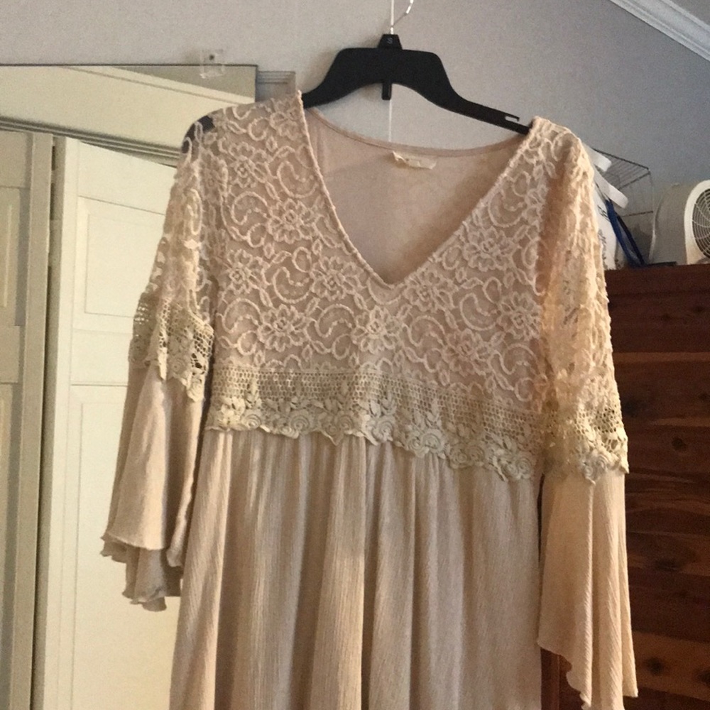 Cream colored tunic